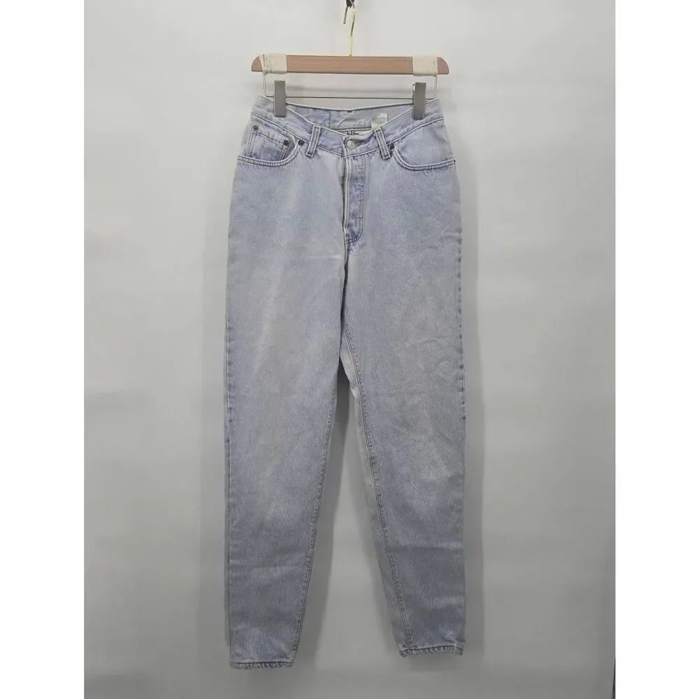 Vintage Levi's Juniors 11 Light Wash Jeans Made in USA 100% Cotton Womens